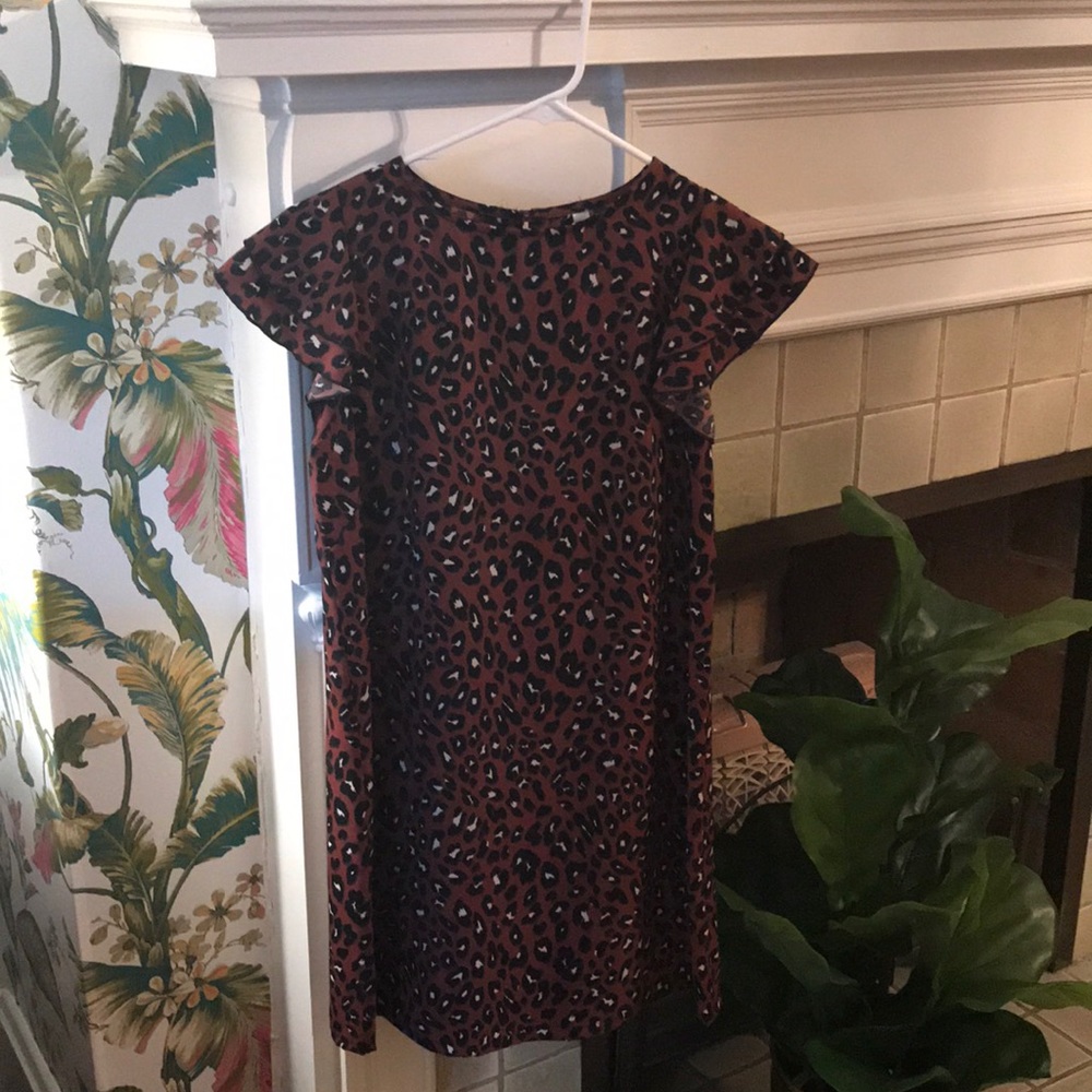 Tyche cheetah print dress